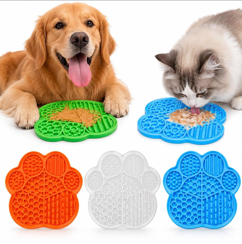 TheNeatPaw™ Paw-Shaped Lick & Slow Feeder Mat